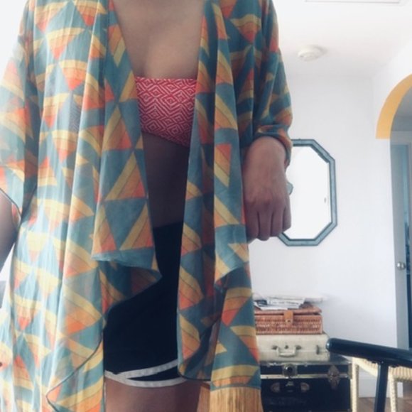 LuLaRoe Overlay / Swim Cover-up - Picture 7 of 7